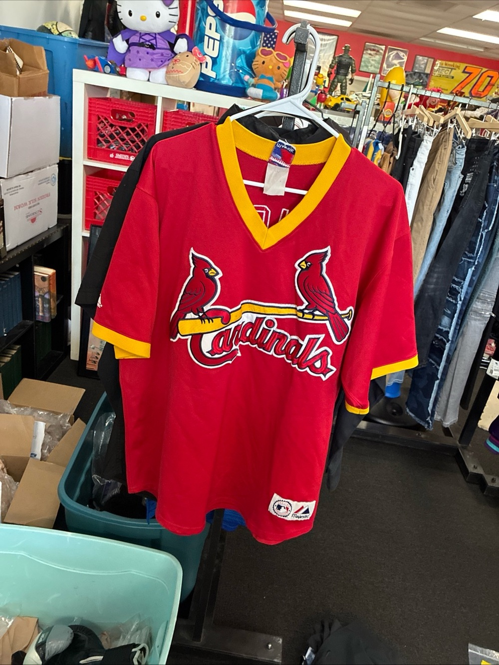 St.Louis Cardinals Albert Pujols Stitched Majestic Men’s Jersey SZ XXL Rare Used